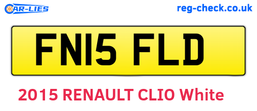 FN15FLD are the vehicle registration plates.