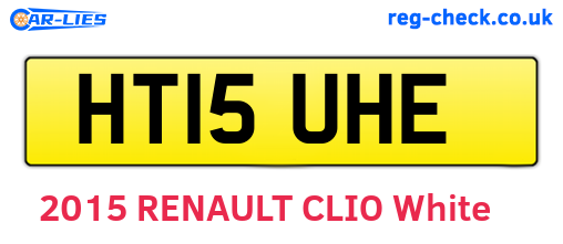 HT15UHE are the vehicle registration plates.