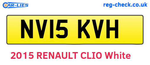 NV15KVH are the vehicle registration plates.