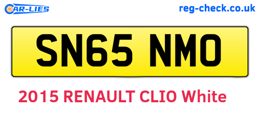 SN65NMO are the vehicle registration plates.