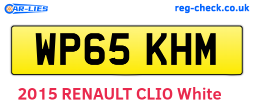 WP65KHM are the vehicle registration plates.