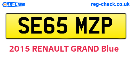 SE65MZP are the vehicle registration plates.