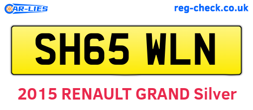 SH65WLN are the vehicle registration plates.