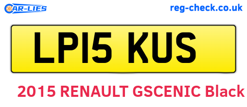 LP15KUS are the vehicle registration plates.