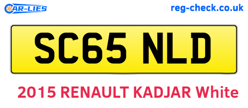 SC65NLD are the vehicle registration plates.