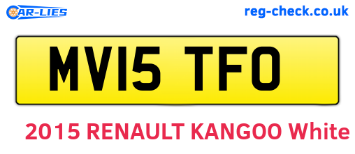 MV15TFO are the vehicle registration plates.