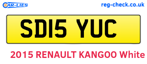 SD15YUC are the vehicle registration plates.