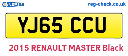 YJ65CCU are the vehicle registration plates.