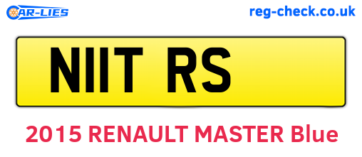 N11TRS are the vehicle registration plates.