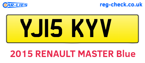 YJ15KYV are the vehicle registration plates.