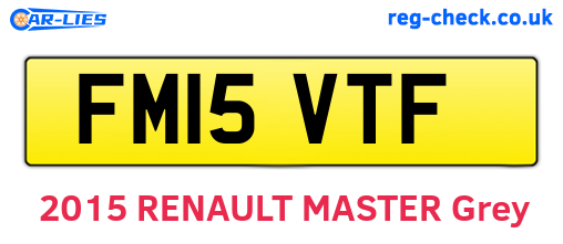 FM15VTF are the vehicle registration plates.