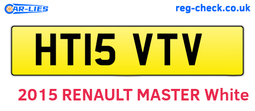 HT15VTV are the vehicle registration plates.