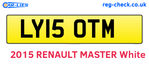 LY15OTM are the vehicle registration plates.