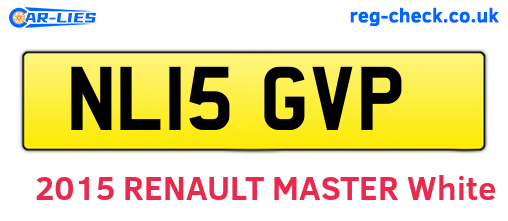 NL15GVP are the vehicle registration plates.