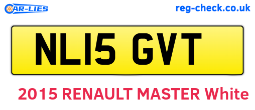 NL15GVT are the vehicle registration plates.