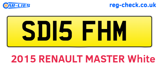 SD15FHM are the vehicle registration plates.