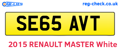 SE65AVT are the vehicle registration plates.