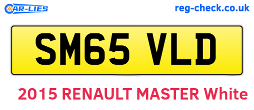 SM65VLD are the vehicle registration plates.