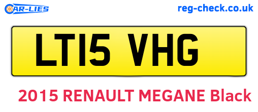 LT15VHG are the vehicle registration plates.
