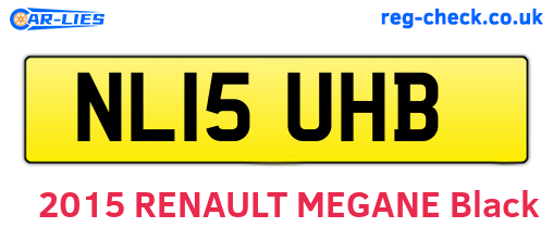 NL15UHB are the vehicle registration plates.