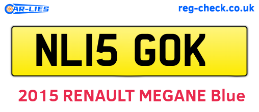 NL15GOK are the vehicle registration plates.