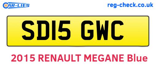 SD15GWC are the vehicle registration plates.