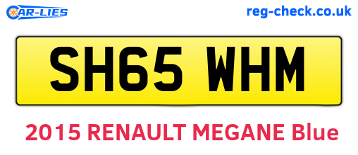 SH65WHM are the vehicle registration plates.