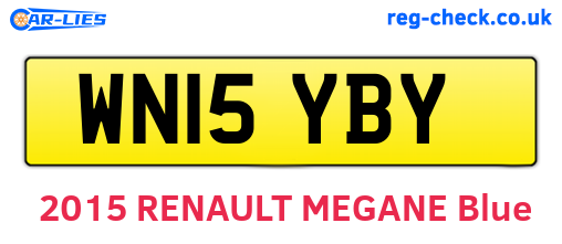 WN15YBY are the vehicle registration plates.