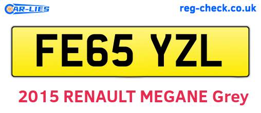 FE65YZL are the vehicle registration plates.
