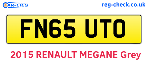 FN65UTO are the vehicle registration plates.