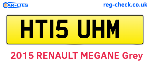 HT15UHM are the vehicle registration plates.