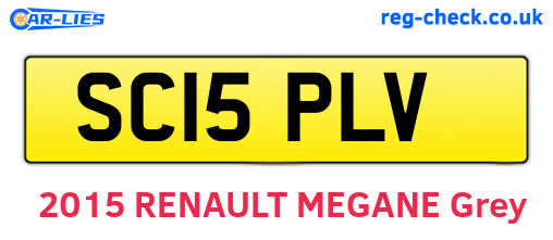 SC15PLV are the vehicle registration plates.