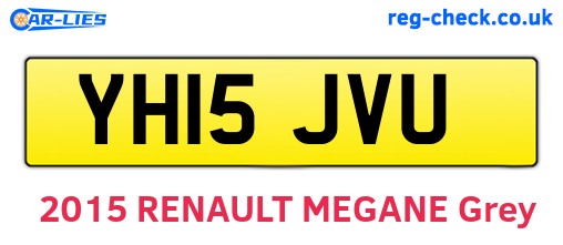 YH15JVU are the vehicle registration plates.