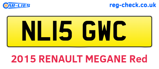 NL15GWC are the vehicle registration plates.