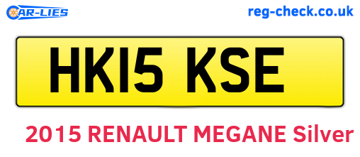 HK15KSE are the vehicle registration plates.