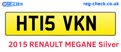 HT15VKN are the vehicle registration plates.