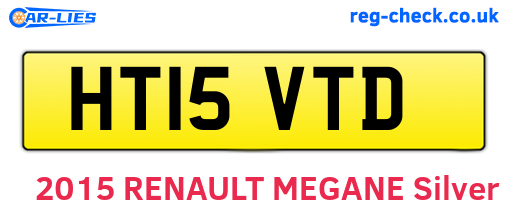 HT15VTD are the vehicle registration plates.