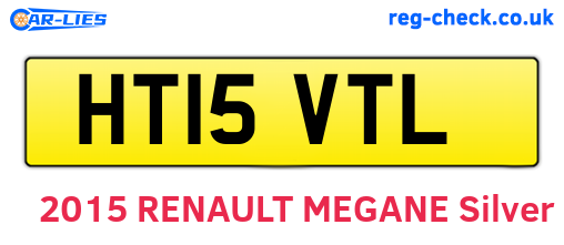 HT15VTL are the vehicle registration plates.