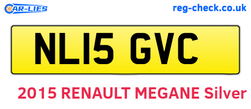 NL15GVC are the vehicle registration plates.