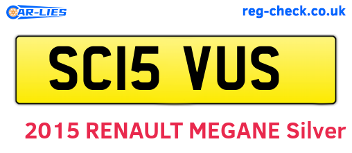 SC15VUS are the vehicle registration plates.