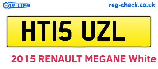 HT15UZL are the vehicle registration plates.
