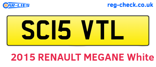 SC15VTL are the vehicle registration plates.