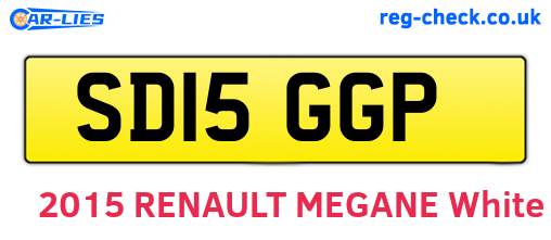SD15GGP are the vehicle registration plates.