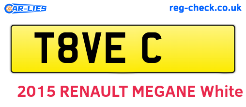T8VEC are the vehicle registration plates.