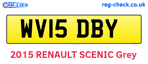 WV15DBY are the vehicle registration plates.