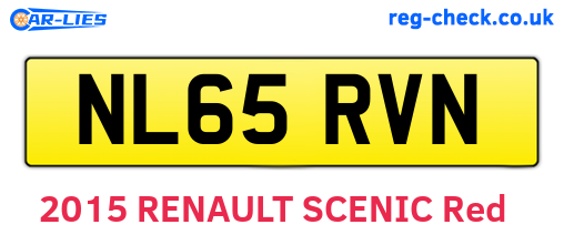 NL65RVN are the vehicle registration plates.
