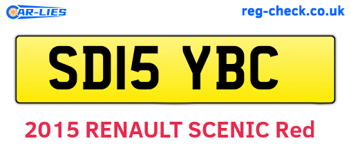SD15YBC are the vehicle registration plates.