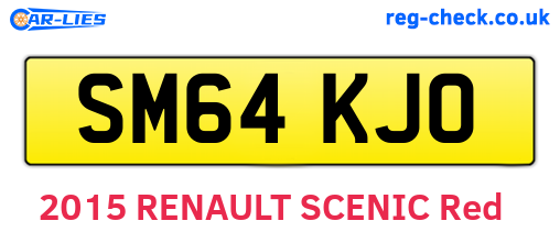 SM64KJO are the vehicle registration plates.