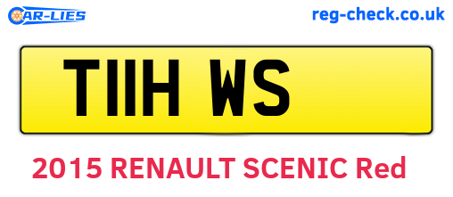 T11HWS are the vehicle registration plates.