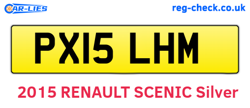 PX15LHM are the vehicle registration plates.